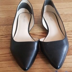 Nine West black flats
